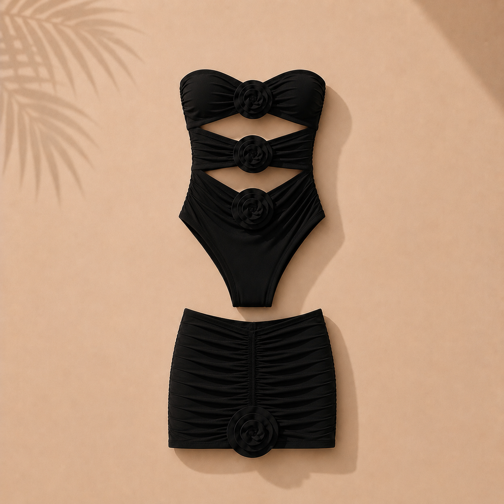 Riviera Rose Swim Set